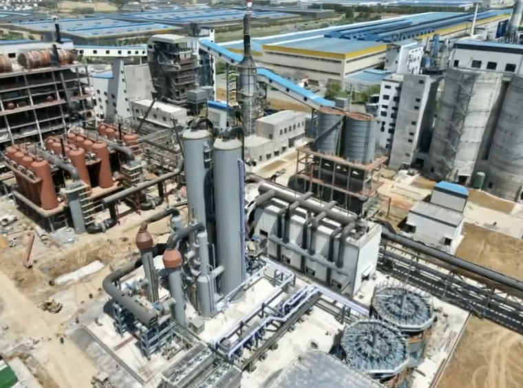 江苏四锅炉与中科合肥联合开发75TH燃残碳循环流化床锅炉项目