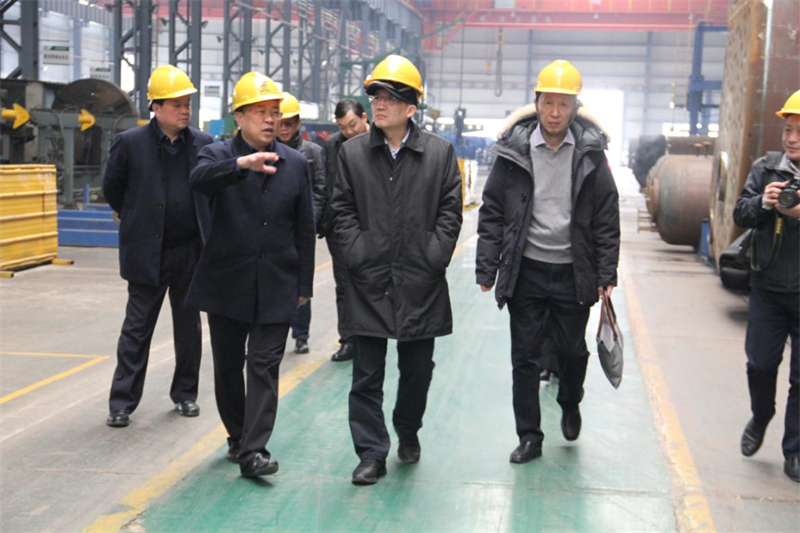 江苏省政协副秘书长省工商联副主席周洁 到江苏四方锅炉调研
