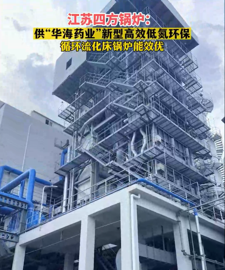 江苏四方锅炉：供“华海药业”新型高效低氮环保循环流化床锅炉能效优